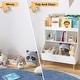 preview thumbnail 8 of 14, Toy Storage Organizer, Kids Bookshelf and Toy Storage with Legs, Multifunctional Storage Organizer, Children Bookcase