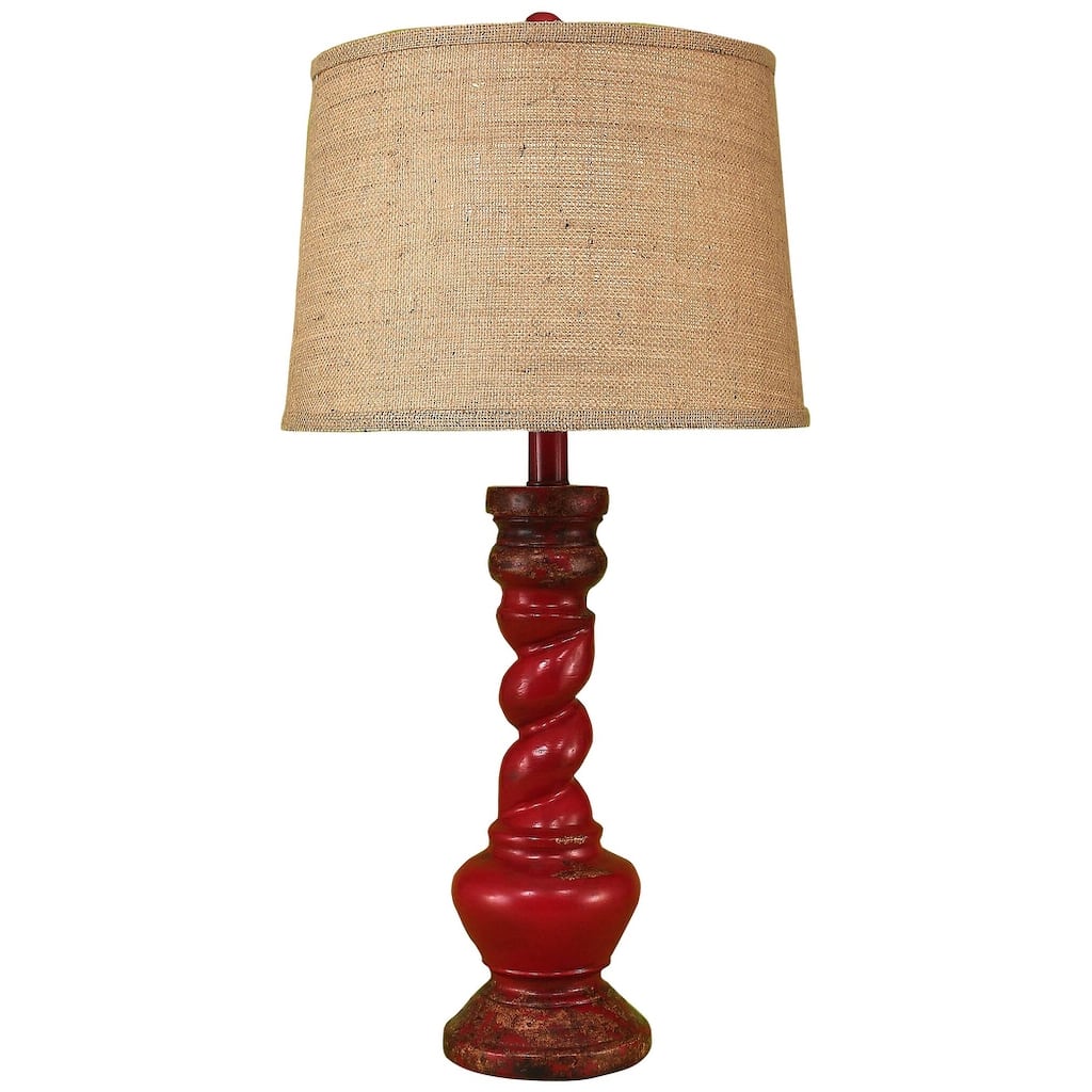 DISCONTINUED - Casual Country Twist Table Lamp