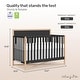 preview thumbnail 3 of 3, Dream On Me Owen 5-in-1 Convertible Crib, Matte Black - Matte Black