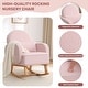 preview thumbnail 24 of 46, HOMYKA 27.95” Wide Rocking Chair with Ottomans for Nursery and Living Room