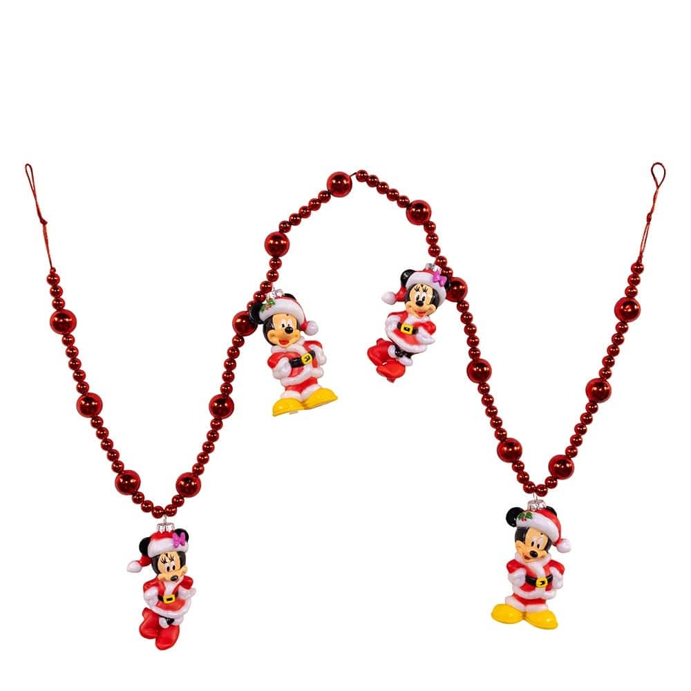 Kurt Adler 4-Foot Mickey and Minnie Lighted Garland