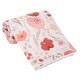 preview thumbnail 4 of 5, Bedtime Originals Flower Power Floral/Strawberry Soft/Cozy Fleece Baby Blanket