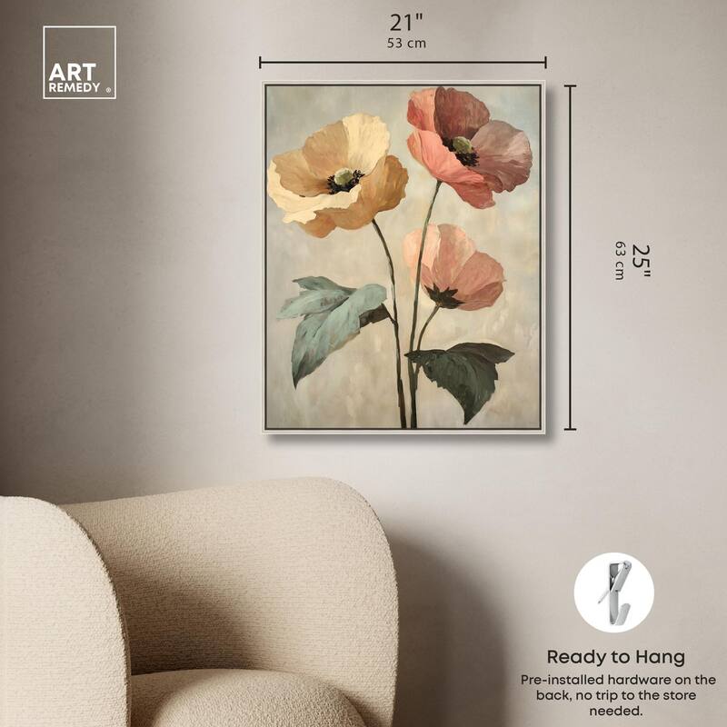 Blush and Ochre II Canvas by Art Remedy