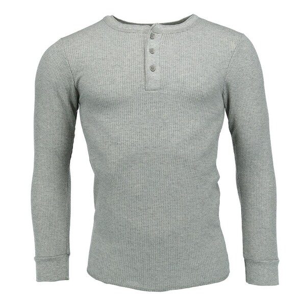 Fruit of the Loom Men's Waffle Weave Henley Thermal Shirt