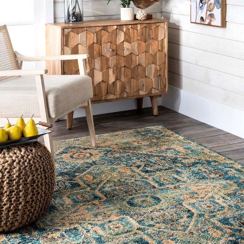 Nuloom Tabetha Tribal Medallion Area Rug