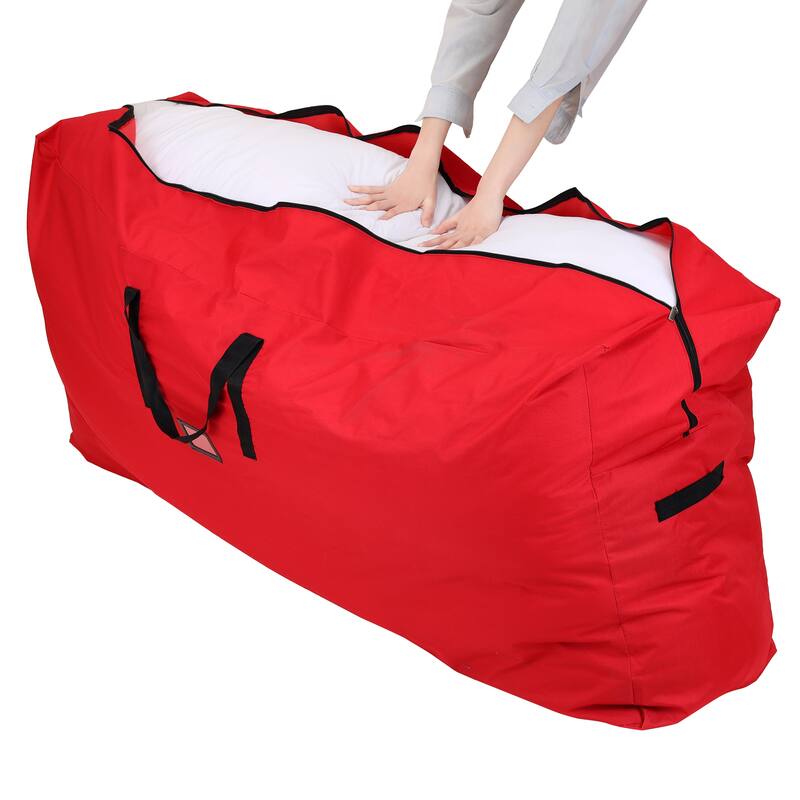 1 Pack Foldable Clothes Storage Bags with Handles, Moving Bags for Clothes, Comforters, Closet Organizers