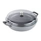 preview thumbnail 2 of 51, STAUB Cast Iron 3.5-qt Braiser with Glass Lid Graphite Grey