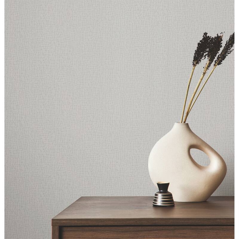 Warner Cary Grey Petite Maze Wallpaper