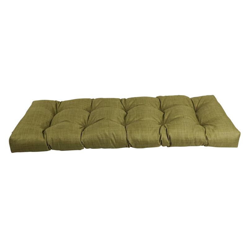Tufted Indoor/Outdoor Bench Cushion (Multiple widths from 46 to 60 inch)