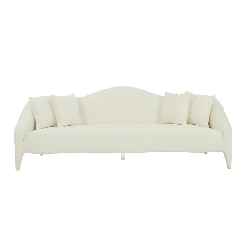 Naya Velvet Sofa - 96"W x 36.2"D x 34.3"H - 96"W x 36.2"D x 34.3"H