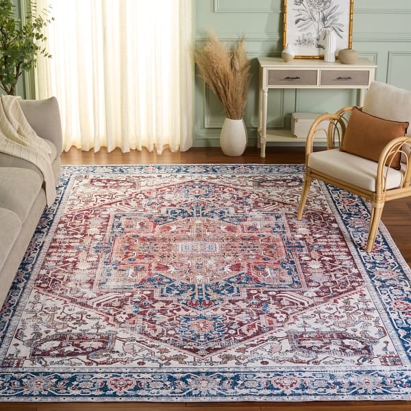 slide 2 of 47, SAFAVIEH Arizona Ingund Machine Washable Slip Resistant Vintage Oriental Rug