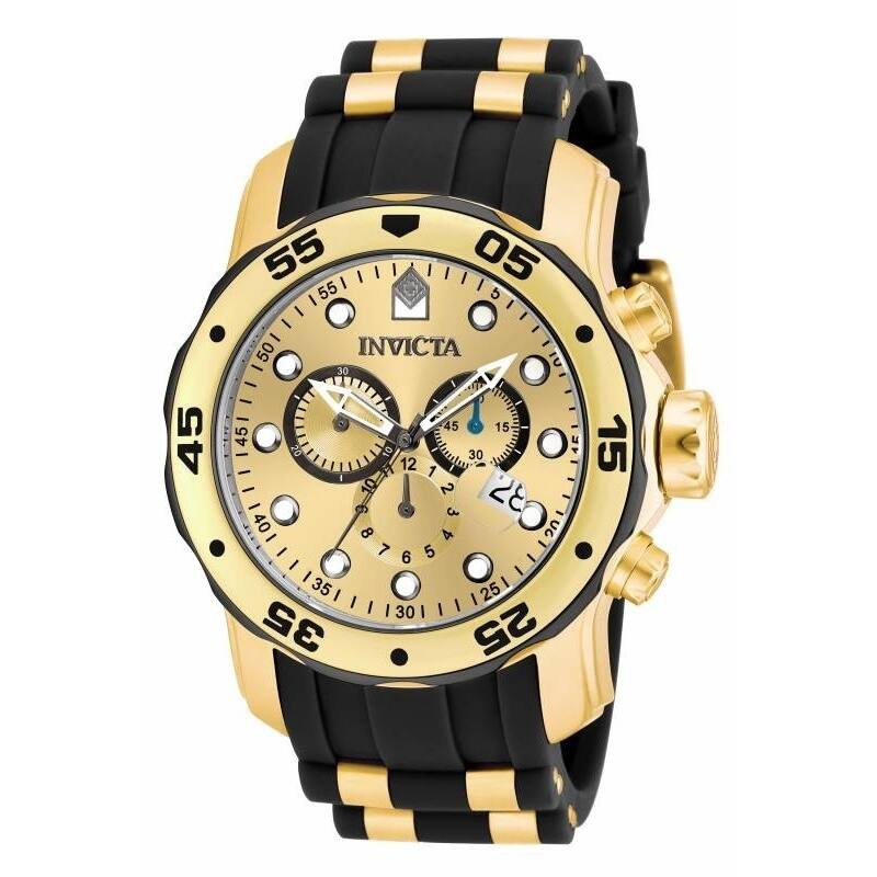Invicta Men'S 17885 Pro Diver Quartz Chronograph Silicone Band Watch