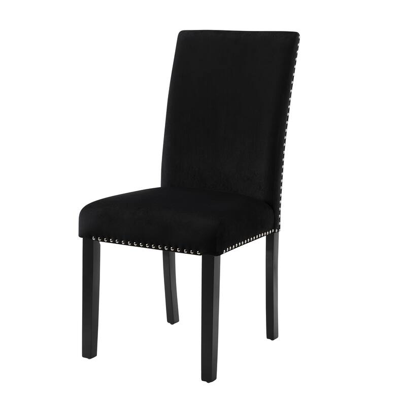 Roundhill Furniture Vanzo Contemporary 7-Piece Dining Set, Dining Table with 6 Stylish Chairs