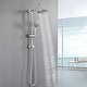 preview thumbnail 1 of 23, Wall Mounted Shower Faucet With Handheld Shower 6 Inch Rain Shower Head Combo Set Shower System With Slide Bar, NO VALVE
