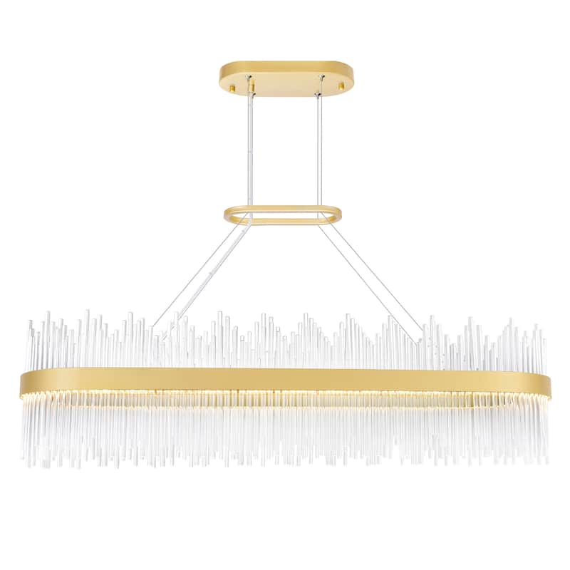 Genevieve LED Chandelier With Medallion Gold Finish - Medallion Gold - Medallion Gold