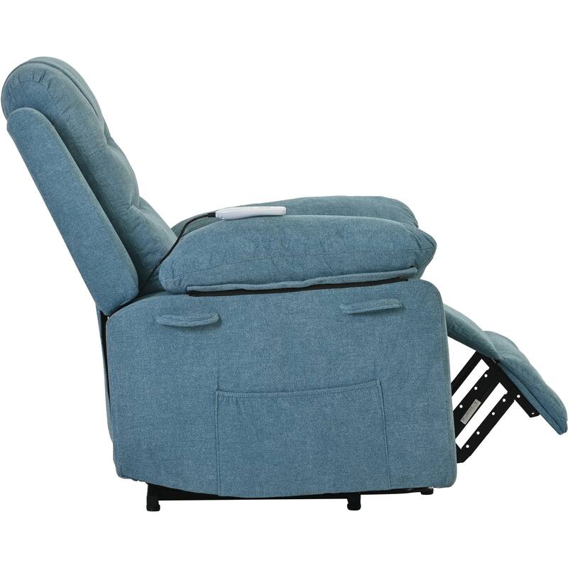 Massage Recliner Chair for Seniors-Power Lift,Adjustable Massage,Heating Features,Infinite Position Reclining,and Side Pocket