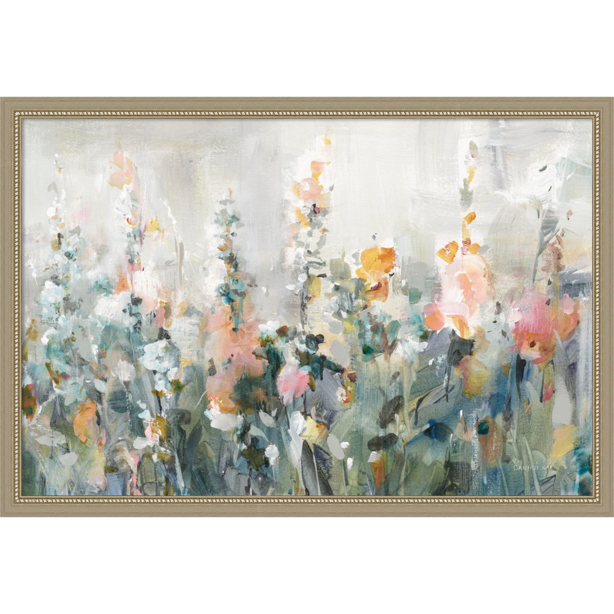 Rustic Garden by Danhui Nai Framed Mounted Canvas Wall Art Print