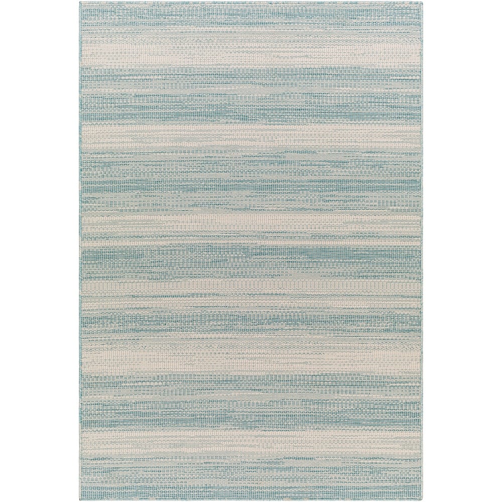 Livabliss Hampton Indoor/ Outdoor Ombre Striped Area Rug