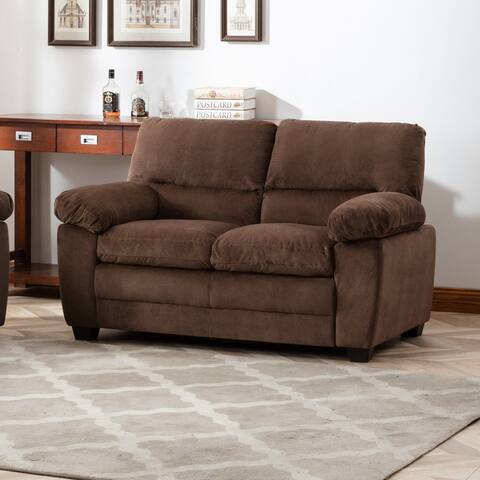 Andres Contemporary Upholstered Living Room Loveseat