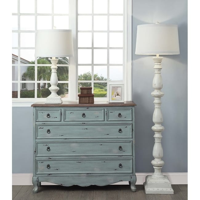 Polyresin 70" Floor Lamp