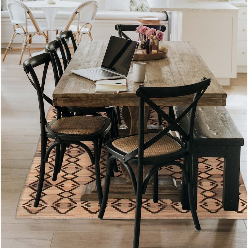 Sivas Taupe Kilim 5'3" x 6'6" - 5'3 x 6'6