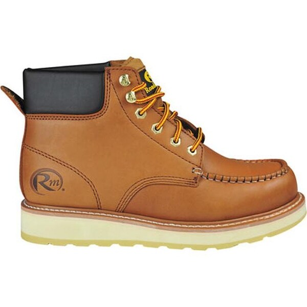 leather moc toe boots