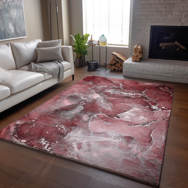 Premium Washable Super Soft Abstract Contemporary Mayfield Rug