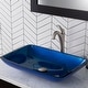 preview thumbnail 12 of 35, Kraus Glass Vessel Sink, Bathroom Faucet, Mounting Ring