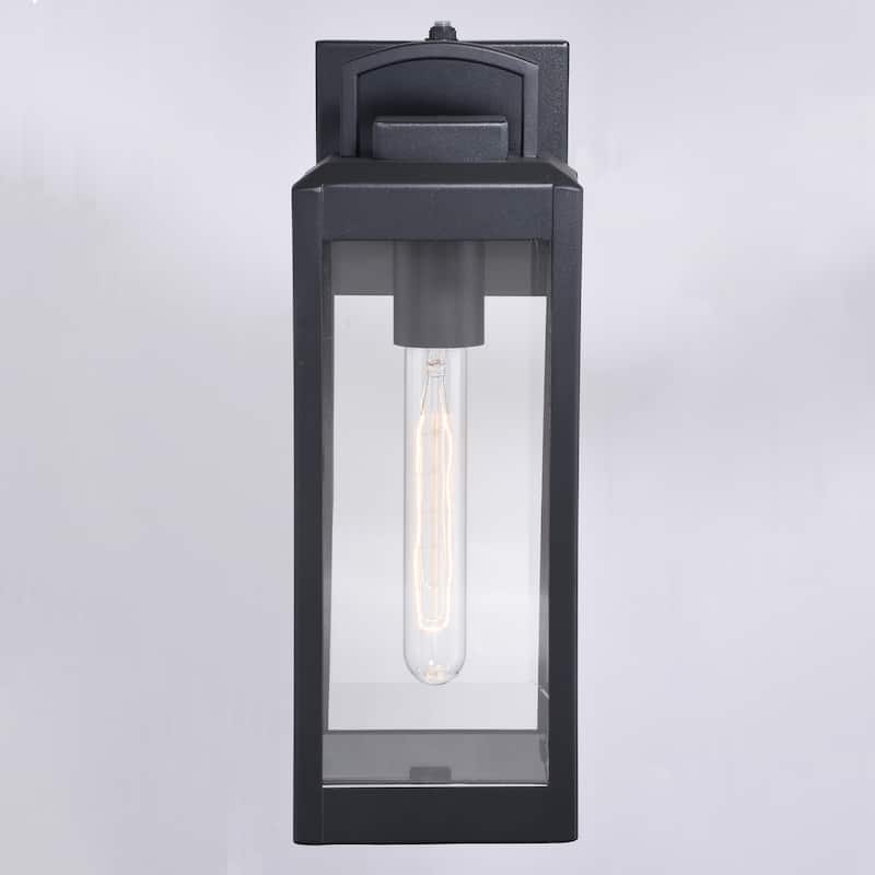 Kinzie 1-light Modern Dusk-to-Dawn Outdoor Wall Lantern