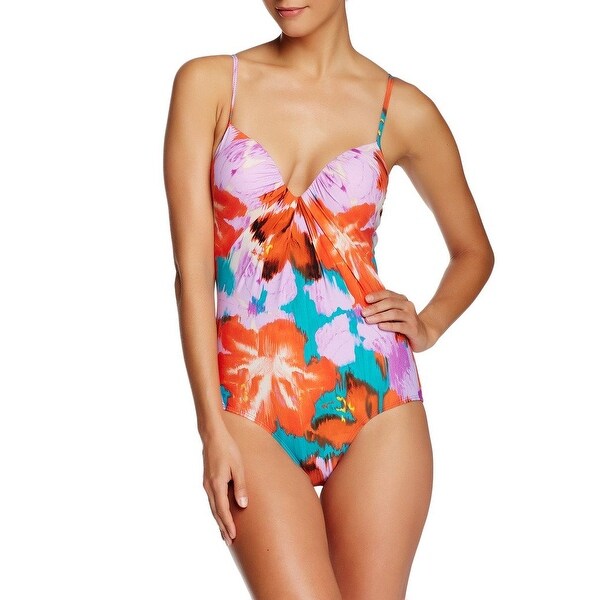 Shop Spanx Pretty Plunge Underwire One Piece Swimsuit 1391 On