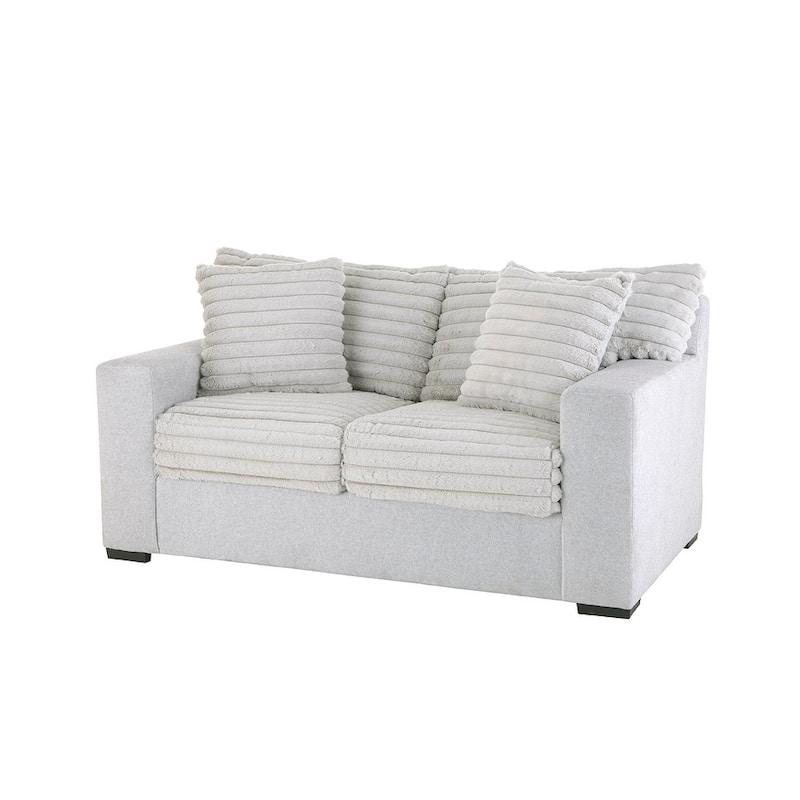 Woodhaven Furniture Studio Cord Loveseat