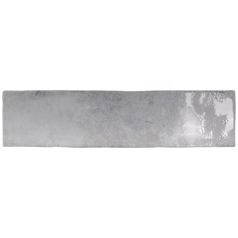 Merola Tile Biarritz Grey 3" x 12" Ceramic Wall Tile