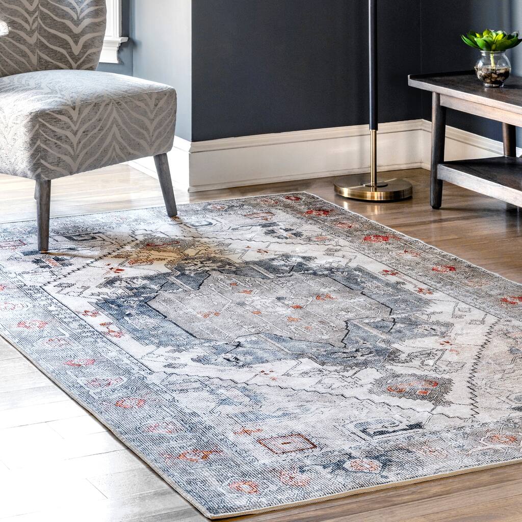 Nuloom Leslie Transitional Printed Area Rug - Overstock - 26280792