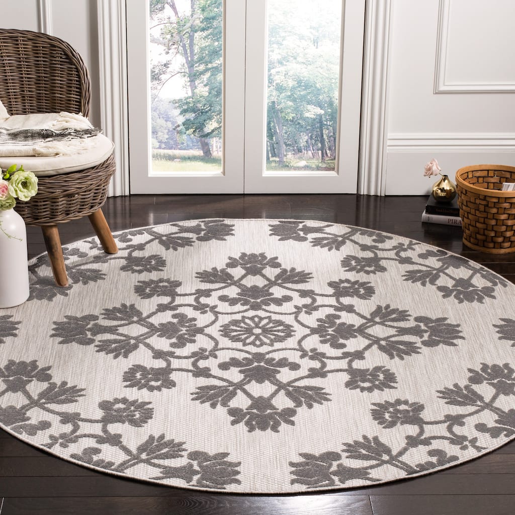 SAFAVIEH Cottage Rafaela Indoor/ Outdoor Patio Backyard Rug
