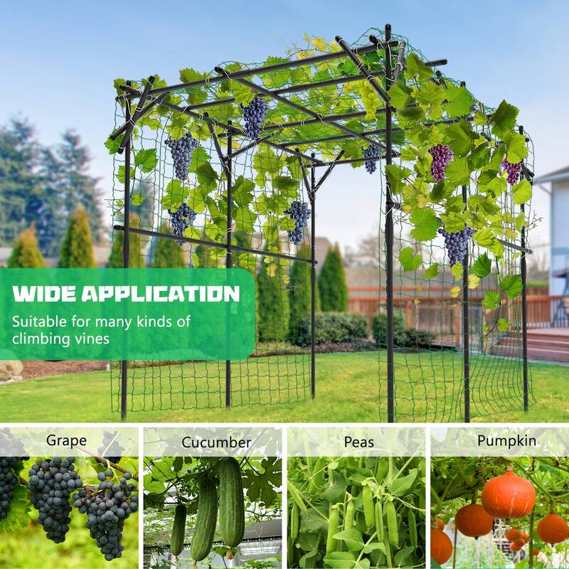 DoCred Garden Trellis for Climbing Plants, Outdoor Metal Trellis