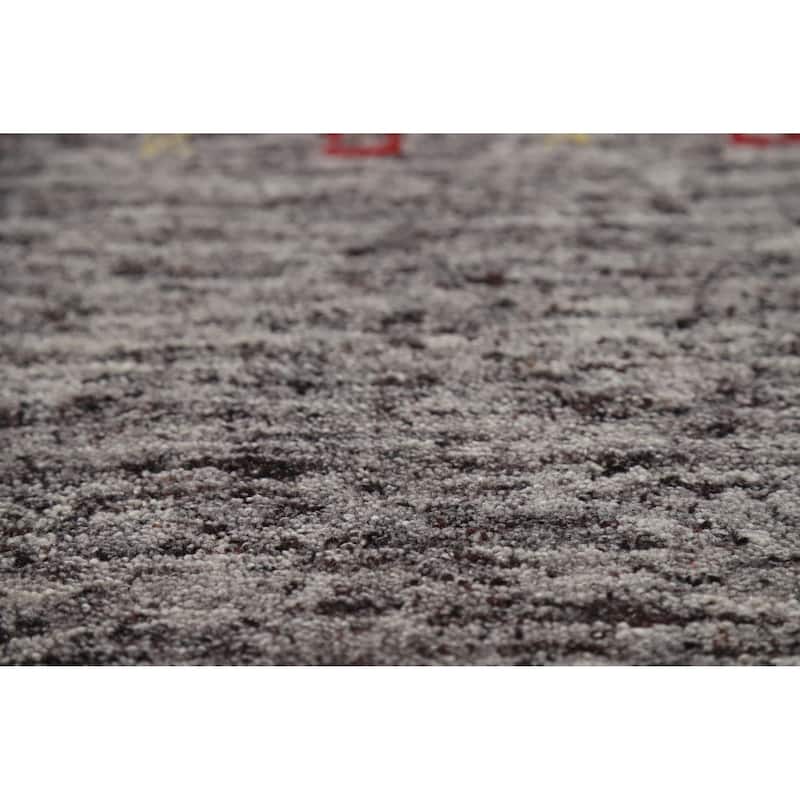 Gabbeh Indian Rug Handmade Contemporary Wool Carpet - 4'1" x 5'8"