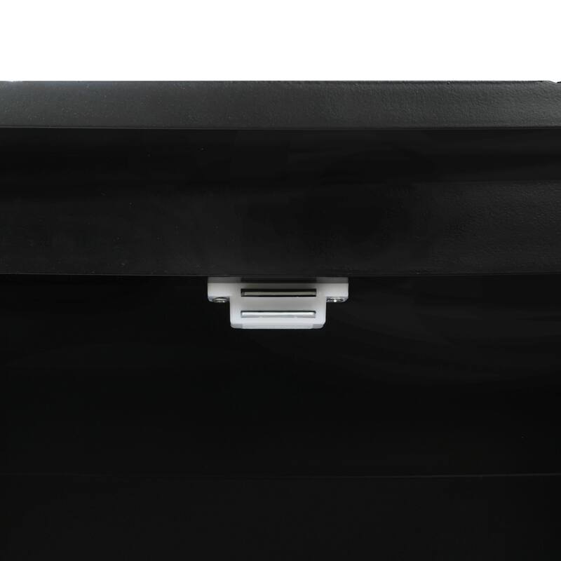 Sideboard Buffet Cabinet, Storage Cabinet with Adjustable Shelves, 2 Door Wood Stripe Accent Cabinet