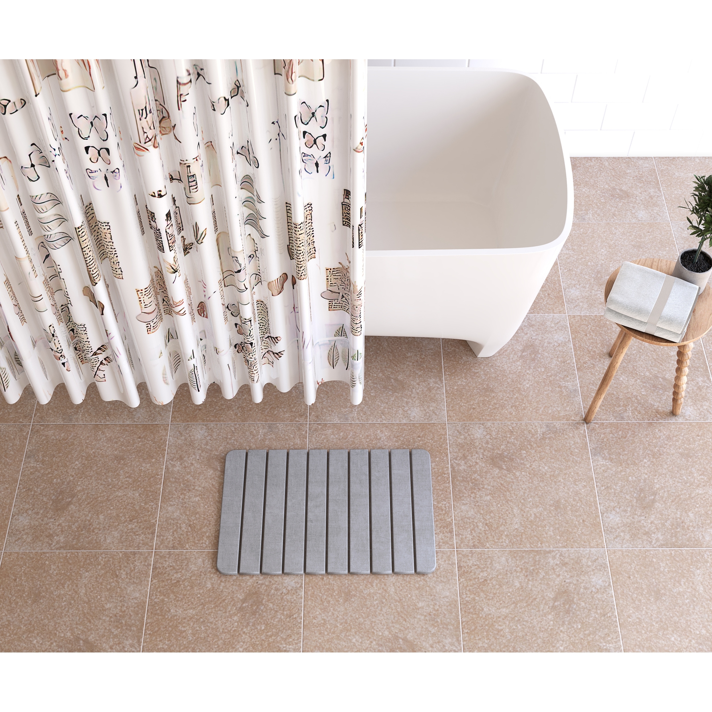 Quick Drying Diatomite Stone Bath Mat - On Sale - Bed Bath