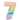 Large Number 7 Pinata for Girl's 7th Birthday Party Decorations, Rainbow Pastel (21x15x4 In)
