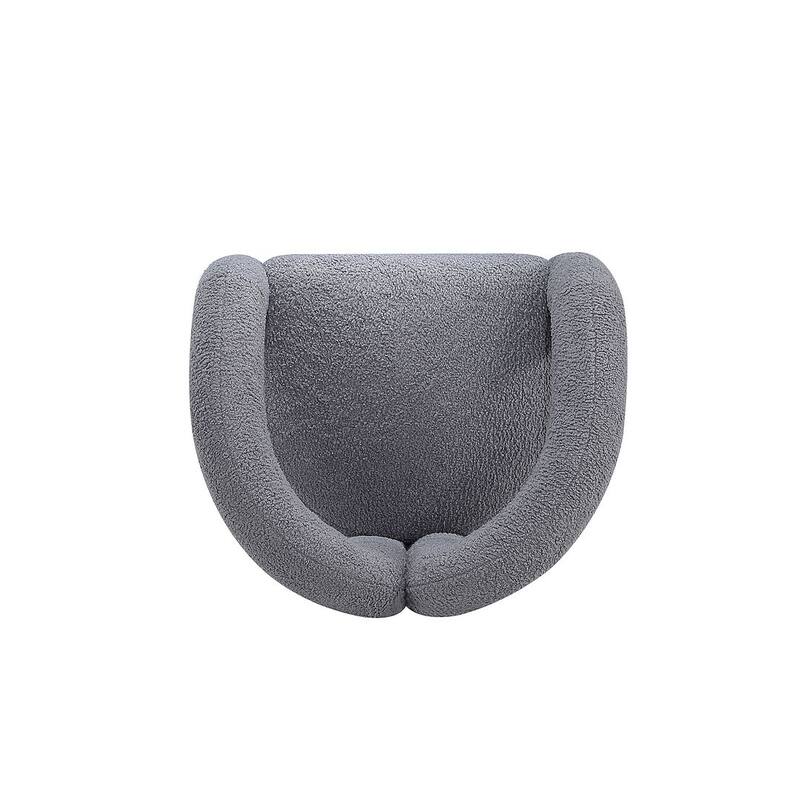 Manhattan Comfort Modern Darian Boucle Accent Chair Set of 2