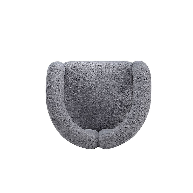 Manhattan Comfort Modern Darian Boucle Accent Chair