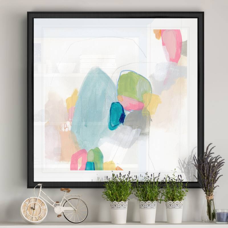Candy Jacket II -Black Framed Print