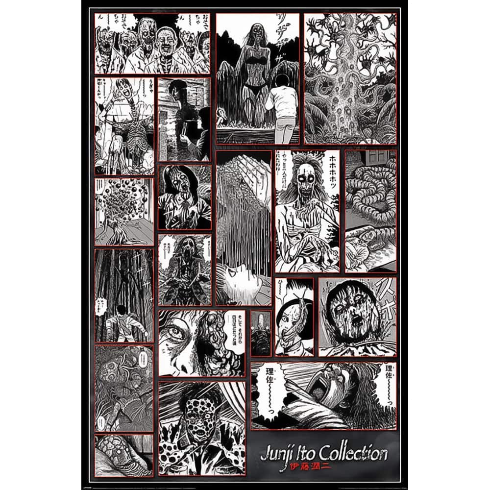 Junji Ito - Collection of the Macabre Art Poster - 24 x 36 Inch