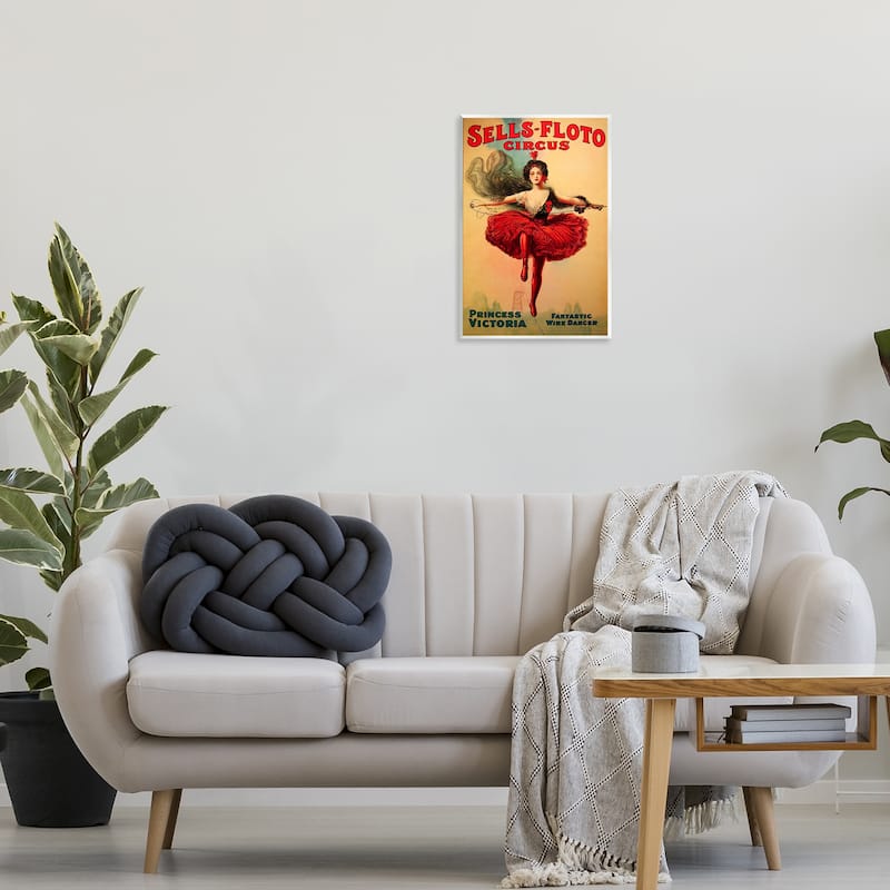Stupell Sells-Floto Circus Vintage Poster Wall Plaque Art Design By Marcus Jules