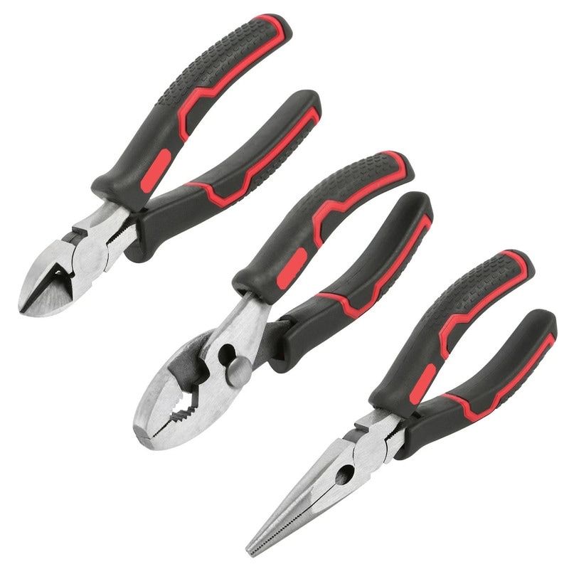 Hyper Tough 11-inch Long Nose Pliers with Ergonomic Comfort Grips