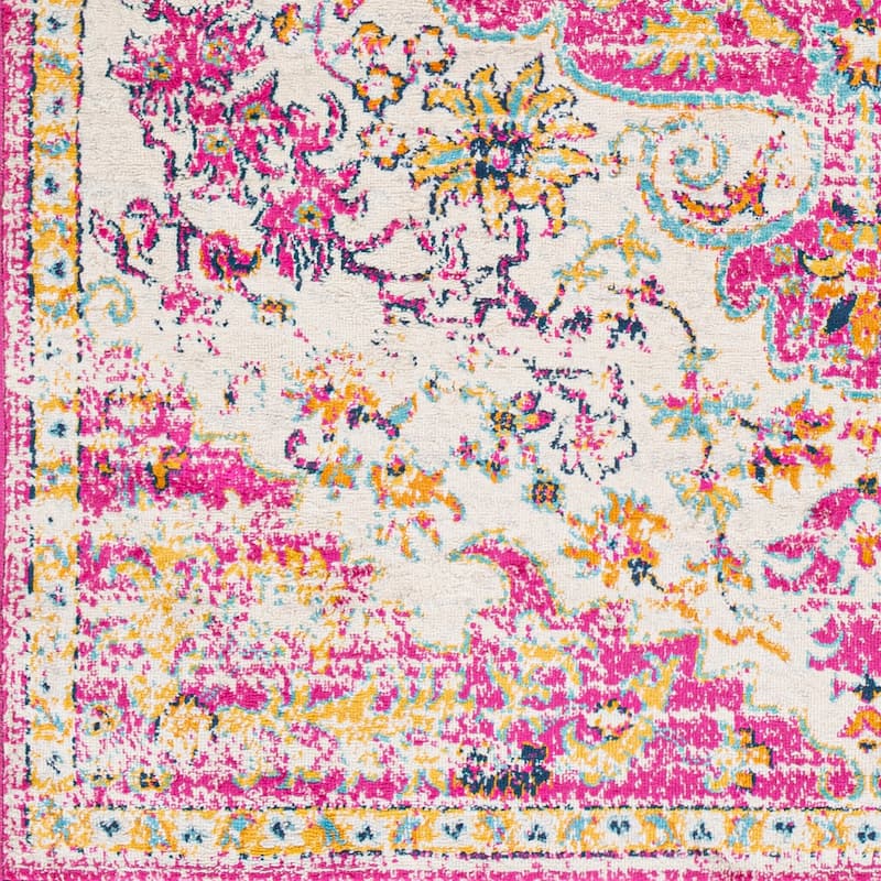 Livabliss Vintage Floransa Medallion Area Rug