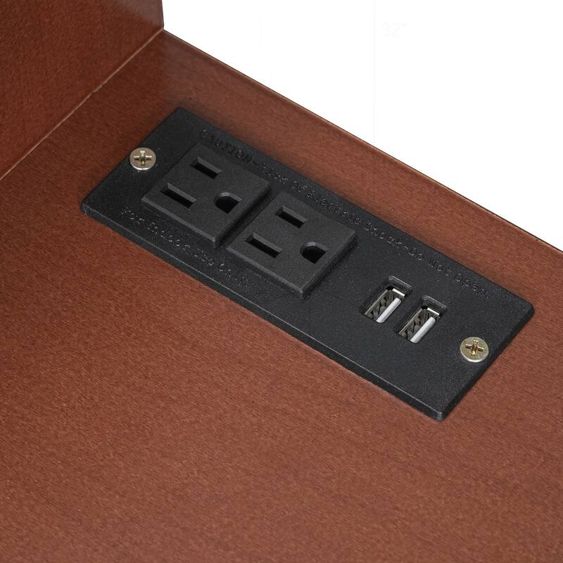 Versatile Modern Makeup Vanity Desk with Multiple Storage Options and Charging Port