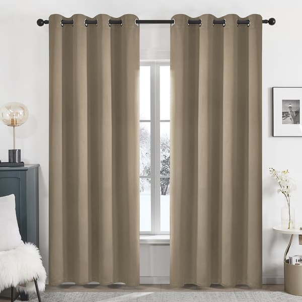 Deconovo Blackout Curtains for Bedroom and Living Room 2 Panels - On Sale - Bed Bath & Beyond
