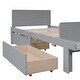 preview thumbnail 14 of 29, Twin Bed with Footboard Bench,2 drawers