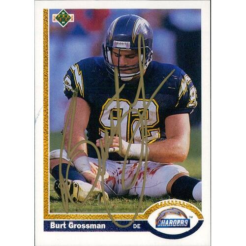 Shop Signed Grossman Burt San Diego Chargers 1991 Upper Deck